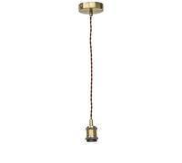 Flex - Antique Brass Retro Ceiling Pendant Flex Kit for Shades