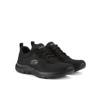 Skechers Women's Flex Appeal 4.0 Brilliant View Sneaker, Black, 3 UK