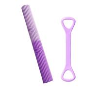 Flex Bar - Physical Training Silicone Hand Exerciser | Arm Strength Workout Resistance Wand | Upper Body Forearm Elbow Finger Muscle Twist Strengthener For Travel Home Gym Adults Men Women