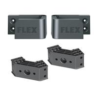Flex - Black Cable Management Wrap, Stack Pack - Set of Cable Wrap, Two Parts for Fastening on Tool Boxes - Includes Screw-On Adapter - Workshop Storage, Work Tools