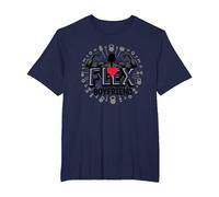 Flex Boyfriend: Muscle Man for Fitness Enthusiasts T-Shirt, Men's Big and Tall, Navy, 4X Tall
