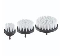 Flex Brush Set 3 Pieces For Fabric And Plastic Surfaces Ø 50 75 100 mm 530875