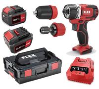 Flex Cordless Drill DD 2G 10.8-EC 2x Batteries Charger L-BOXX 462.764