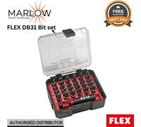 FLEX DB31 31-Piece Hex Bit Set, 1/4" Impact-Resistant with Holder
