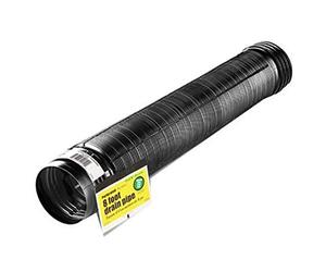 Flex-Drain 54022 Flexible/Expandable Landscaping Drain Pipe, Perforated, 4-Inch by 8-Feet