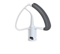 Flex Edge Beater，Compatible with KitchenAid，4.5-5 QT Tilt-Head Stand Mixer Paddle with Flexible Silicone Edges Bowl Scraper
