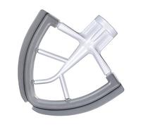 Flex Edge Beater for KitchenAid 4.5/5 QT Tilt Head Stand Mixer, Double Silicone Edge, Perfect 4.5/5 Quart Tilt Head Stand Mixer Attachment, White