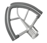 Flex Edge Beater for KitchenAid Tilt-Head Stand Mixer, 4.5-5 Quart Flat Beater Paddle with Flexible Silicone Edges Bowl Scraper, Grey