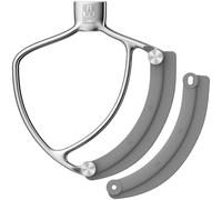 Flex Edge Beater Pro FEB6 for KitchenAid 5Plus-6QT Bowl-Lift Stand Mixers - Stainless Steel Flat Beater with Replaceable Silicone Edges.