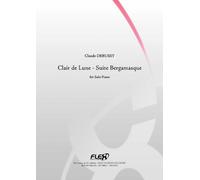 FLEX EDITIONS DEBUSSY C. - CLAIR DE LUNE - BERGAMASQUE SUITE - SOLO PIANO Classical sheets Piano