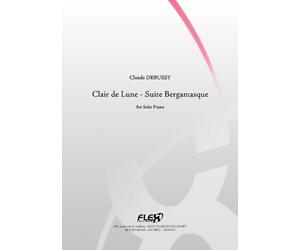 FLEX EDITIONS DEBUSSY C. - CLAIR DE LUNE - BERGAMASQUE SUITE - SOLO PIANO Classical sheets Piano