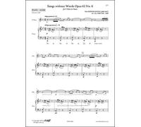 FLEX EDITIONS MENDELSSOHN F. - SONGS WITHOUT WORDS OPUS 62 NO 6 - F HORN AND PIANO Classical sheets Horn