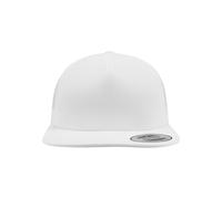 Flex fit Foam Trucker Cap with White Front, Unisex, 6005FW