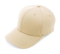 Flex fit Men Caps/Flexfitted Cap Wooly Combed Khaki - 128651 L/XL