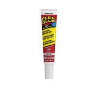 Flex Glue Strong Rubberized Waterproof Adhesive, 6Oz 180Ml - White