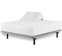 Flex Head King Fitted Sheet for Adjustable Bed - 34” Split from Top, 600 Thread Count Egyptian Cotton, Sateen Weave, 16” Deep Pocket for Sleep Number Bed, Soft & Breathable (White)