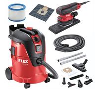 Flex Orbital Sander Ose 2-70x198 With Industrial Vacuum Vce 26 L Mc 25l