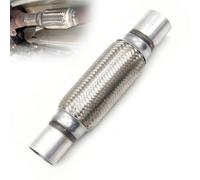Flex Pipe Exhaust 50 x 150 x 250 mm Flex Pipe Corrugated Pipe Made of Stainless Steel, Double Braid Car Trouser Pipe Flex Pipe Repair Pipe for Reducing Exhaust Noise in Cars (50 x 150 x 250 mm)