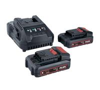 Flex Power Tools 530072 P-Set 12-22 Q/bs Battery & Charger Set 18V Flxpset2X25