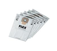 Flex Power Tools Replacement Filters & Bags For Vce35l - Multi Colour - Multi Colour - Fleece Filter Bags (Pack of 5)
