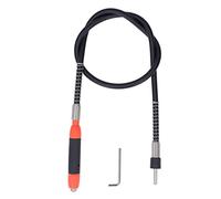 Flex Shaft Adapter and Rotary Tool Attachment Compatible with Dremel Grinders - 3 mm Keyless Chuck and 6 mm Joint Diameter - 8000 to 12000 RPM Maximum Load Speed Extension Shaft