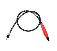 Flex Shaft Adapter Attachment, Flexible Drill Extension Cable Chuck Compatible for Dremel Rotary Grinder Woodworking Tools (6mm/0.24")