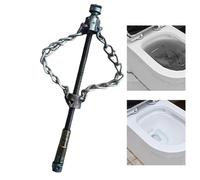 Flex Shaft Descaling Cleaner, Power Shaft Cleaning Tool, Multipurpose Plumbing Equipment with Drill Attachment, Clog Remover for Hair, Grease, Shower Drain, Sewer Line, Bathtub, Septic Tank, Bathroom