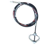 Flex Shaft Descaling Tool, Push-Type Rotary Cable Sewer Dredge, Multipurpose Sewer Drill Attachment, Rotary Oil Pollution in Pipeline Blocks Drilling Tools(300cm)