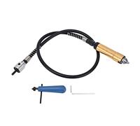 Flex Shaft Extension Chuck, Flexible Shaft Adapter Attachment for Electric Grinder Tools, Rubber ABS Aluminum Alloy Drill Chuck with 0.3-6.5mm Clamping Range, High Speed 10000 RP