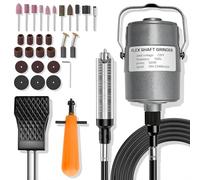 Flex Shaft Rotary Tool, 380W 23000RPM Electric Hanging Grinder Carver with Foot Pedal Control, High Speed & Low Noise, Multi-Function DIY, Craft, Metalworking Jewelry Repair Kit