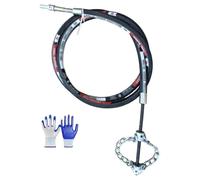 Flex-Shaft Sewer Descaling Chain, Multi-Purpose PVC Pipe Maintenance Tool, Drain Clog Remover, Oil Pollution in Pipeline Blocks Drilling Tools, Suitable for 16mm Spring.(5m)