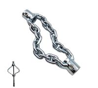 Flex-Shaft Sewer Descaling Chain,Multi-Purpose PVC Pipe Maintenance Tool,Flex-Shaft Sewer Descaling Tool,Pipeline Unclogging Tool,for 16mm Spring, Without Spring