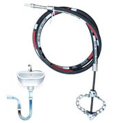Flex Shaft Sewer Descaling | Pipeline Blocks Drilling Tools - Wear-Resistant Rotary Sewer Cleaner for Clog Removal Home Bathroom Kitchen Restaurant Outdoor Road Toilet Plumbing