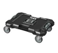 FLEX - Stack Pack Tool Storage System - Trolley - 533246 - With Interlocking Quick-Connect Fasteners - 4 Swivel Castors, Load-Bearing Capacity Up to 115kg - For Work Accessories