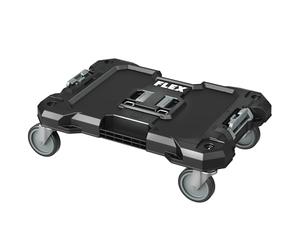 FLEX - Stack Pack Tool Storage System - Trolley - 533246 - With Interlocking Quick-Connect Fasteners - 4 Swivel Castors, Load-Bearing Capacity Up to 115kg - For Work Accessories
