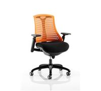 Flex Task Operator Chair Black Frame With Black Fabric Seat O