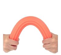 Flex Therapy Bar 2Pcs Flex Therapy Resistance Bar - Relieves Tendonitis Pain & Improves Grip Strength - Flexible Non-slip Material - Wrist Exerciser(Orange)
