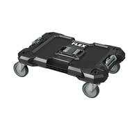 FLEX - Stack Pack Tool Storage System - Trolley - 533246 - With Interlocking Quick-Connect Fasteners - 4 Swivel Castors, Load-Bearing Capacity Up to 115kg - For Work Accessories