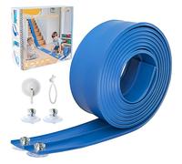 Flex Track 4.5m Starter Set, Flexible Race Car Ramp Track for Ages 3 & Up with Suction Cups Compatible with Diecast 1/64th Cars (Blue)