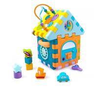 Flex Value Activity House Musical Play Educational Toy for 18 months - 5 years, Shape Sorter, Steering Wheel, Phone, Music Puzzle, Baby Toys Birthday Xmas Gift