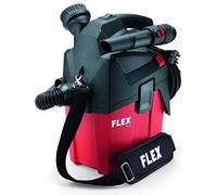 Flex VC 6 L MC Workshop Vacuum Cleaner (1200 Watt, Compact Dry Vacuum Cleaner with Carry Strap, Container 6 Litres, Vacuum Cleaner with Device Socket, Includes Accessories) 481513, Black