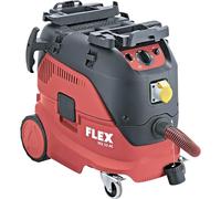 Flex - VCE 33L, M-class, 1200w Safety Vacuum Cleaner/Extractor with Automatic Filter Cleaning, 110v, 25,000 Pa, Wet & Dry - 444243 - Suitable for Wet Vacuuming and More