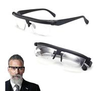 Flex Vision Adjustable Glasses, Adjustable Distance And Near Focus Glasses, Focus Adjustable Glasses Dial Vision (1Pc)