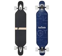 Flex2 up to 84 kg Camber Longboard (Flex2 up to 84 kg, Maths - Maple Wood)