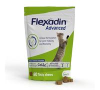 Flexadin Advanced Joint Care Supplement for Cats containing Undenatured Type II Collagen, Manganese, Methionine, Omega 3 & Vitamin E/Promotes joint health, mobility & flexibility | 60 chews
