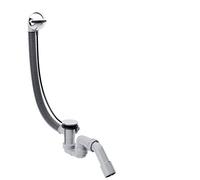 Hansgrohe Flexaplus Base Body Bath Drainage and Overflow Fitting G 1 1 2 for Normal and Shower Trays Chrome 58142000