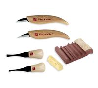 Flexcut Beginner Palm and Knife Set & Slip Strop - PACKAGE DEAL