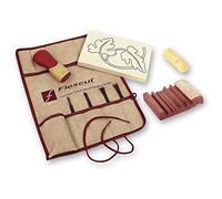 Flexcut Palm Tool SK Travel Set (10 Blade) & SlipStrop - Package Deal