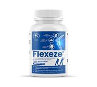 Flexeze: 1 Month Supply, 90 Capsules, High Strength, 873mg Glucosamine HCl & 270mg Chondroitin Supplement for Bones & Joints. Crustacean Source, GMO-Free, UK-Made for Natural Joint Care