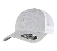 Flexfit 110 Trucker Mesh Snapback Cap - melange silver - One Size